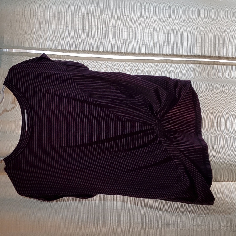 Anthropologie W5 Twist Knot Striped Top T-Shirt
